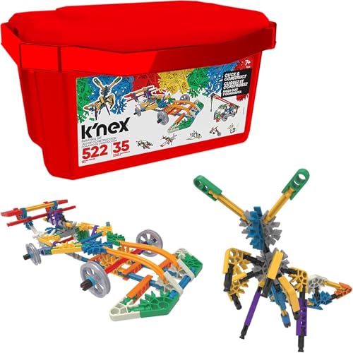 Basic Fun K'NEX Click and Construct Bauset mit Aufbewahru…